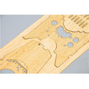 Wooden Deck For Tamiya 78030 1:350 Scale Japanese Battleship Yamato Model Replacement Accessories