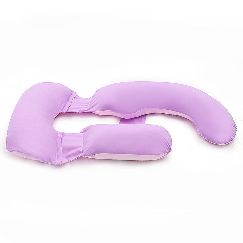 Pregnancy Pillow Maternity Belly Contoured Body U Shape Extra Pregnant Purple Pillow
