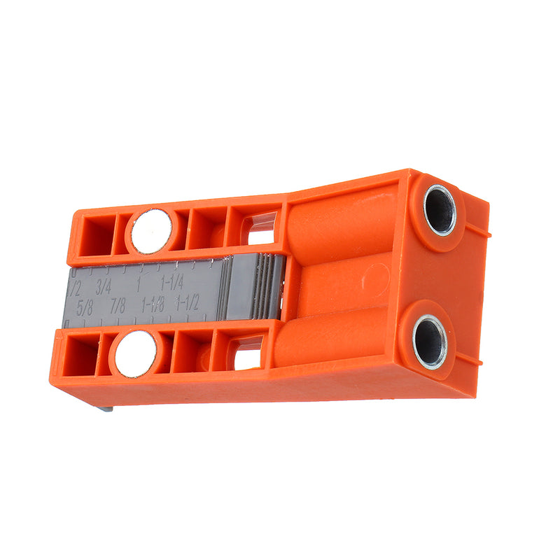 Adjustable ABS Plastic 9.5mm Pocket Hole Jig Drill Guide With Magnet Woodworking Jig with Wood Drill Screwdriver Bit