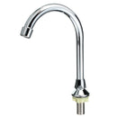 Foot Pedal Valve Faucet Copper Vertical Basin For Home w/ 1M Flexible Hose