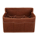 Felt Insert Bag Multi Pockets Handbag Purse Organizer Cosmetic Makeup Travel Desktop Organizer