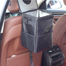 Hanging Car Trash Bag Can Bin Waterproof Folding Litter Garbage Cans Bag Black