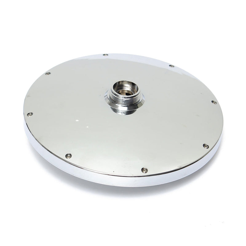 360 Rotatable 8'' Round ABS Chrome Water Spray Rain Fall Bathroom Shower Head