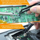 JAKEMY JM-T11 3pcs Nylon Anti-static Tweezers Set Triad Fix Repair Tool Kit for Electronic Components