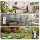 Bakeey Weather Station Daily Clock Low battery Alarm Thermometer Hygrometer Outdoor Indoor Temperature Humidity Sensor