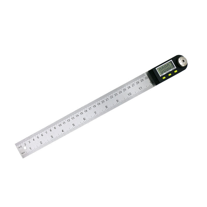 200mm 360 Digital Protractor Inclinometer Goniometer Level Measuring Tool Electronic Angle Gauge Stainless Steel Multifunction Angle Ruler