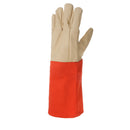 Fireproof Work Gloves Durable Cow Leather Anti-Heat Flame Retardant Safety Gloves