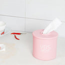Living Room Tissue Box Simple Household Paper Towels Waterproof Roll Circular Plastic Box
