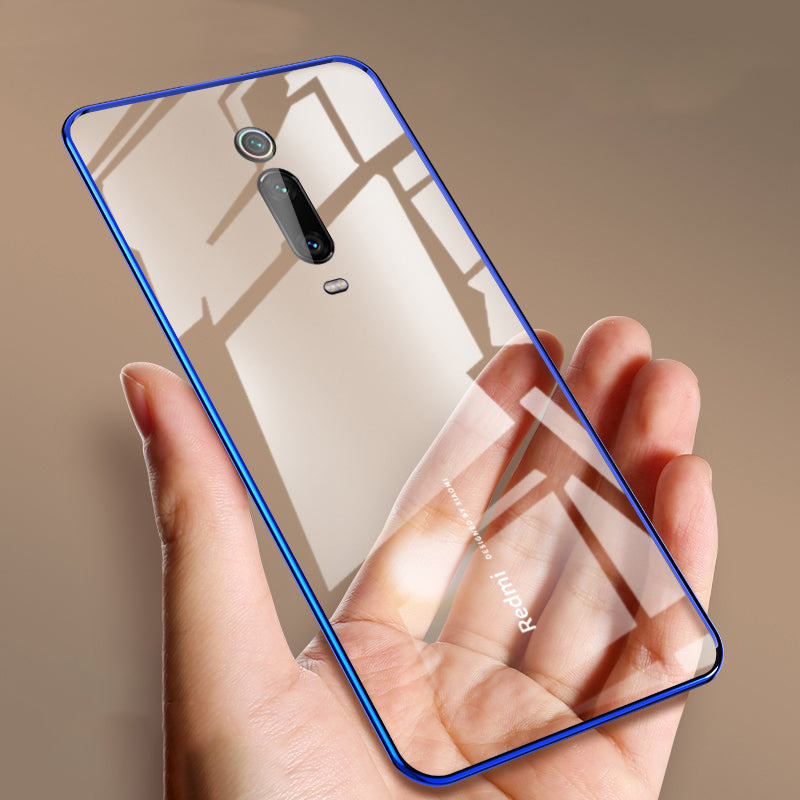 CAFELE Plating Shockproof Soft TPU Protective Case With Tempered Glass Screen Protector For Xiaomi Mi 9T / Xiaomi Mi9T Pro / Xiaomi Redmi K20 / Redmi K20 Pro