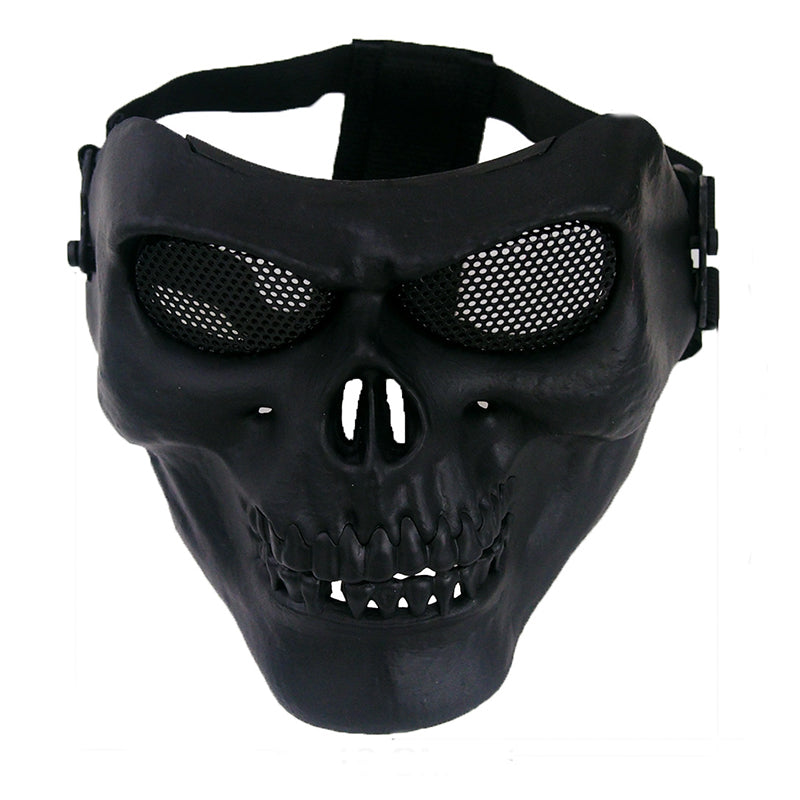 Outdooors CS Face Mask Masque Skull Style Airsoft War Game Guard Protection