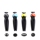 K3 Mini Tripod for Smartphone&Phone Holder Stand Mount for iPhone X 7 Canon Nikon Gopro Portable Selfie Camera Monopod Accessory Projector Tripod