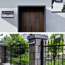 Solar Power 166 LED PIR Motion Sensor Wall Lamp With Flame Light Waterproof for Outdoor Garden