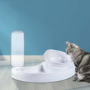 Automatic 2 in 1 Pet Feeder Cat Dog Bowl Waterer Dispenser Puppy Drinking Food Dish