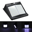 Solar 40 LED Wall Light PIR Motion Waterproof Outdoor Wide Angle Security Lamp