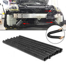 Black Air Ducting Pipe Flexible Silicone Hose 1M Length Hot And Cold Cooling Transfer Extractor