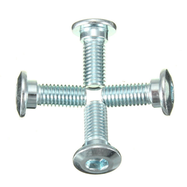 4pcs M8 Stainless Motoccycle Hexagon Brakes Bolts Steel Button Head Hex Socket 125cc 140cc