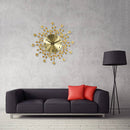 Acrylic Diamond Wall Clock Digital Home Office Art Living Room Luxury Decor