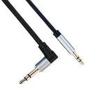 BIAZE Y15 1M 90 Degree Aux Cable 3.5mm Audio Cable Male to Male For Smartphone Tablet Laptop