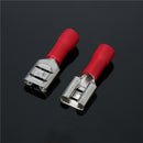 22-18AWG Insulating Female Spade Terminal Electrical Crimp Wire Connector Red