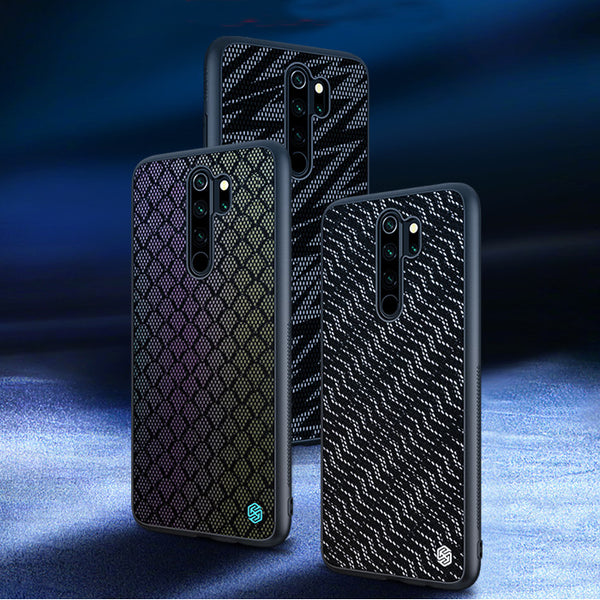 NILLKIN Reflective Slight Woven Polyester Mesh Anti-scratch Protective Case for Xiaomi Redmi Note 8 PRO