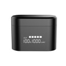 TWS bluetooth 5.0 Earphone HiFi LED Display Smart Touch Bilateral Call Noise Cancelling Headphone with 1000mAh Charging Box