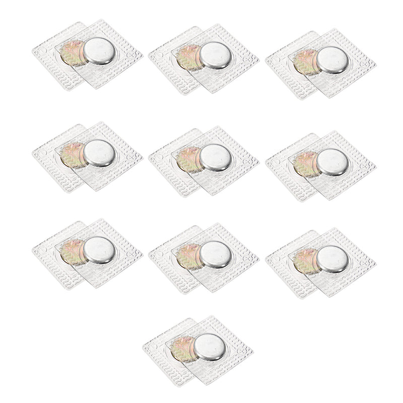 10 Set 15x2mm PVC Invisible Hidden Sew in Magnetic Snaps DIY Neodymium Magnet Purse Closure