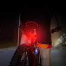 XANES TL31 620nM Bike Tail Light USB Rechargeable IPX5 Waterproof 5 Modes Bike Lamp Ultralight Warning Night Light