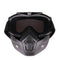 Windproof Goggles skiing Motorcycle Riding glasses+Breathable Face Mask