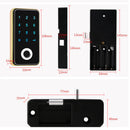 Small Smart Electronic Password Keyless Mini Biometric Fingerprint Cabinet/Door/Wardrobe/Drawer Locker Lock For Home/Office/Gym