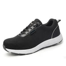 TENGOO Men's Ultralight Safety Shoes Steel Toe Work Sneakers Slip Resistant Breathable Hiking Climbing Running Shoes