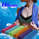 KCASA 30x90cm 16 Microfiber Portable Quick-drying Sports Towel Travel Jogger Cloth Camping Swimming Gym Washcloth