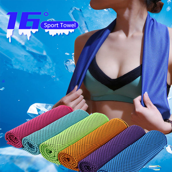 KCASA 30x90cm 16 Microfiber Portable Quick-drying Sports Towel Travel Jogger Cloth Camping Swimming Gym Washcloth