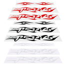 6pcs Universal Car Body Bumper Hood Flame Graphics Decals PVC Decal Stickers