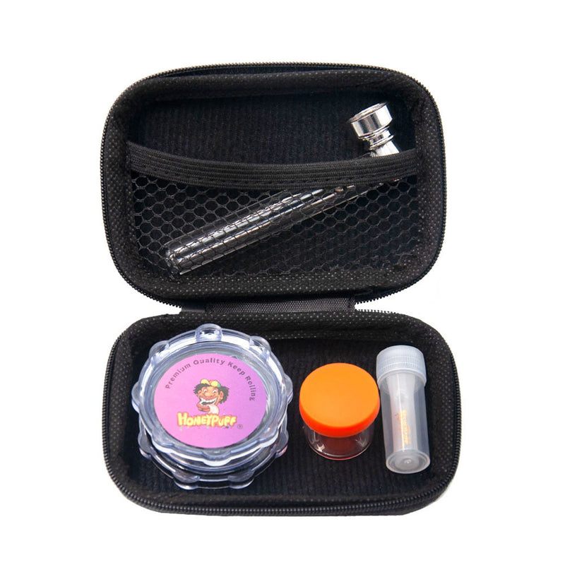 5/8 IN 1 Multi-functional Smoking Box Set Herb Storage Jar with Portable Waterproof Cloth Bag