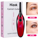 Fashion Women Mini USB Rechargeable Heated Electric Eyelash Curler Long Lasting Curling Lady Makeup Beauty Gift