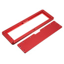 Electric Circular Saw Flip Cover Plate Adjustable Aluminium Surface Embedded Insert Plate For Table Saw