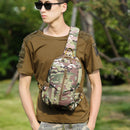 ZANLURE 3611 USB Tactical Bag Oxford Waterproof Chest Bag Shoulder Bag Crossbody Bag Fashion Leisure Hand Bag