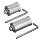MACHIFIT 30/50mm DIY Double Bearing Driving Wheel Belt Sander Conveyor Guide Wheel With 8mm Shaft Rod / Wrench