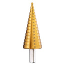 4-12/20/32mm HSS Golden Step Cone Drill Bit With Center Punch Tools Kit