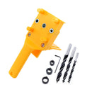 ABS Plastic Dowel Jig Set 6 8 10mm Wood HSS Drill Bits Woodworking Jig Pocket Hole Jig Drill Guide Tool For Carpentry