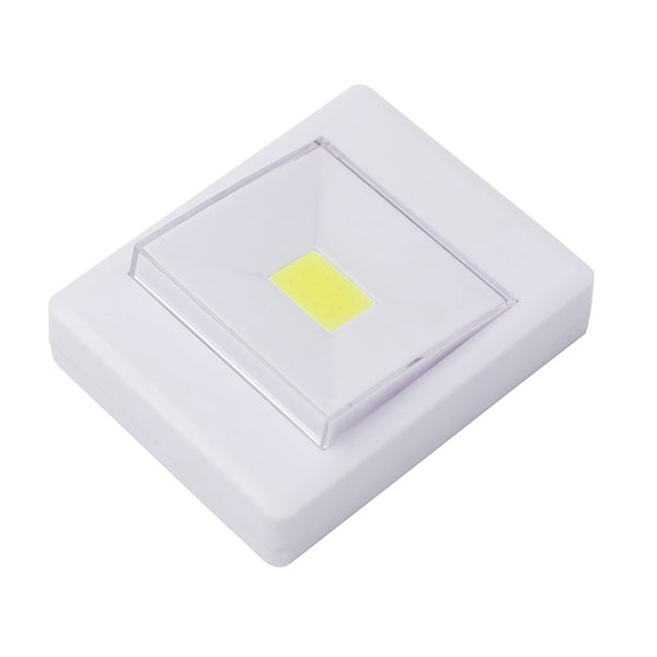 Mini COB LED Wall Switch Night Light for Closet Magnetic Battery Operated Camping Emergency Lamp