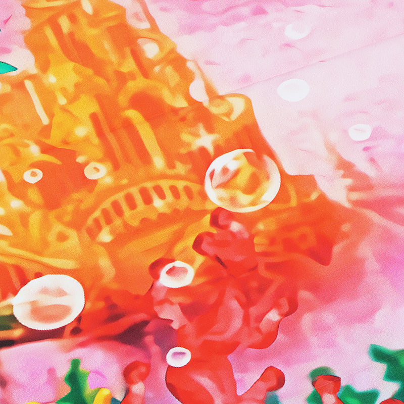 Sea Submarine Castle Mermaid Baby Shower Backdrop Jungle Photography Background Decorations