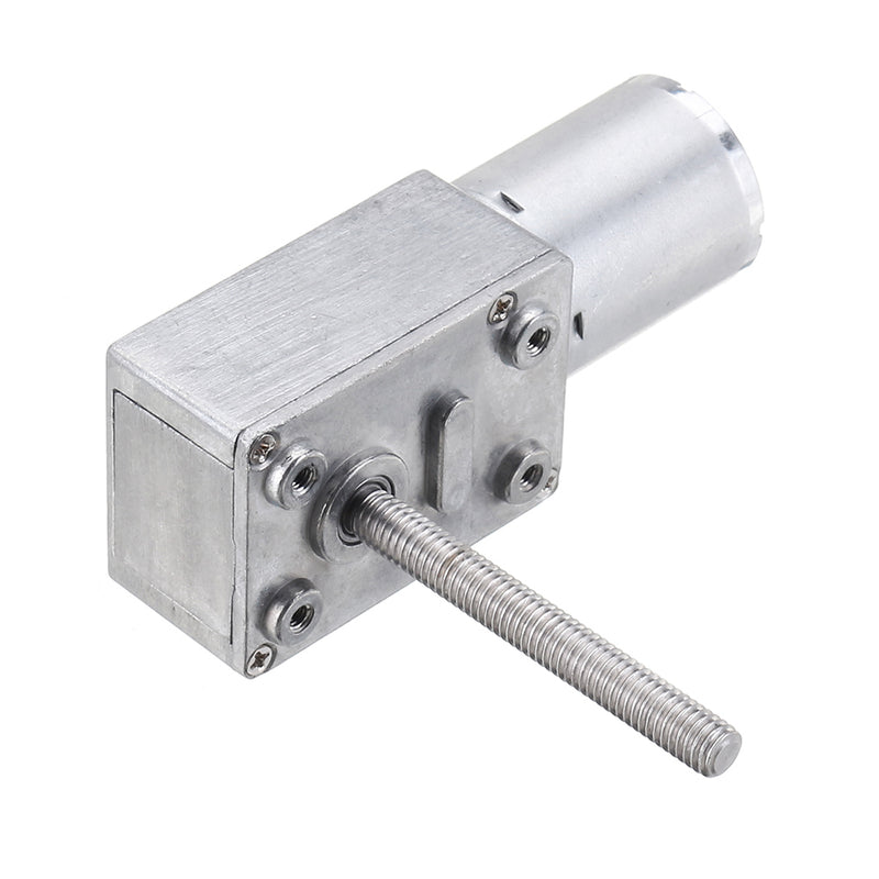 CHIHAI DC 24V 75rpm High Torque Turbo Worm Reducer Gear Motor with Bracket and Shaft Coupler