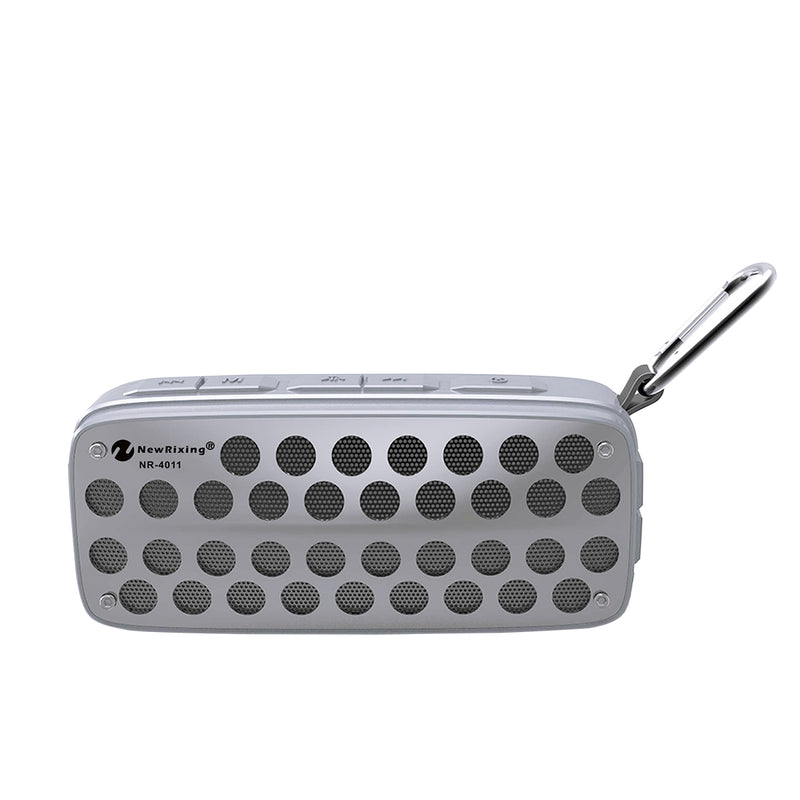Portable Outdoor Wireless bluetooth Speaker IPX4 Waterproof FM Radio TF Card Speaker with Mic