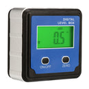 Drillpro 4 x 90 Digital LCD Level Box Inclinometer Angle Ruler Angle Finder Gauge Protractor Magnetic Base