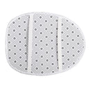 3 PCS Bathroom Carpet Set Toilet Cover Shower Curtain Sets Polyester Fabric