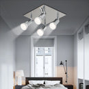 4 Way GU10 Ceiling Light Fitting Adjustable Pendant Lamp Room Home Fixture