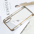 Bakeey Plating Transparent Shockproof Soft TPU Back Cover Protective Case for Xiaomi Mi 9 / Mi9 Transparent Edition