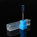 Pro Electric Blue Cylinder Coated Carbide File Drill Bit Nail Art Manicure Pedicure Kit