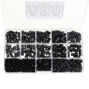 Suleve M3NH17 780Pcs M3 Nylon Screw Black Hex Screw Nut PCB Standoff Spacer Column Assortment Kit